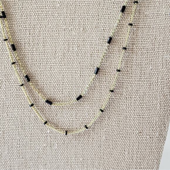 KENDRA DOTTIE MULTI STRAND GOLD NECKLACE - Picture 3 of 7
